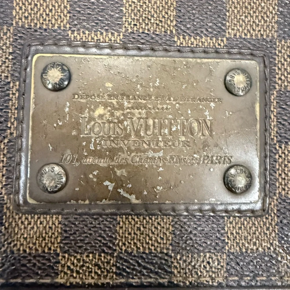 Louis Vuitton Coated Canvas Brooklyn GM Crossbody Bag